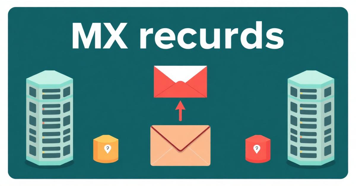 MX records — how email finds your servers